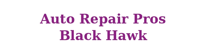 Auto Repair Pros Black Hawk logo